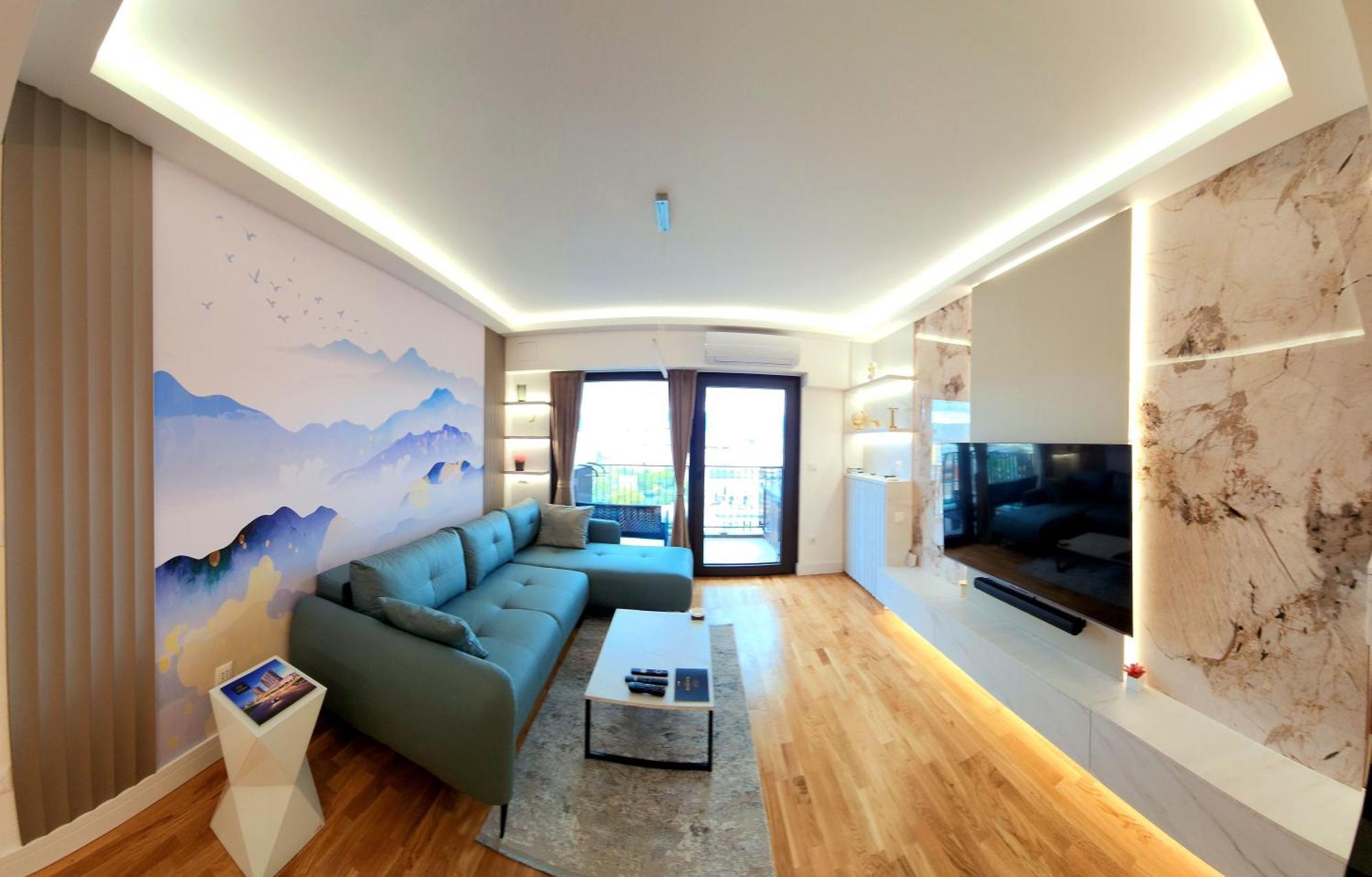 Diamond Residences 10Th Fl. Lux Apt. W/ City View Szkopje Kültér fotó