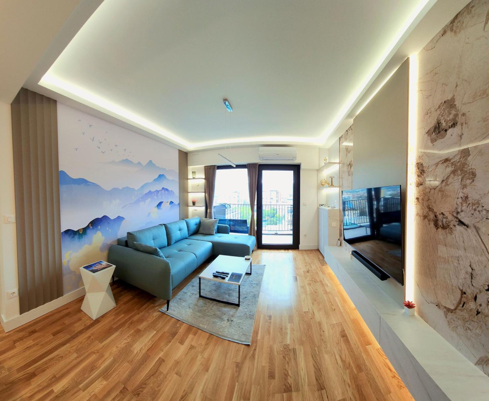 Diamond Residences 10Th Fl. Lux Apt. W/ City View Szkopje Kültér fotó