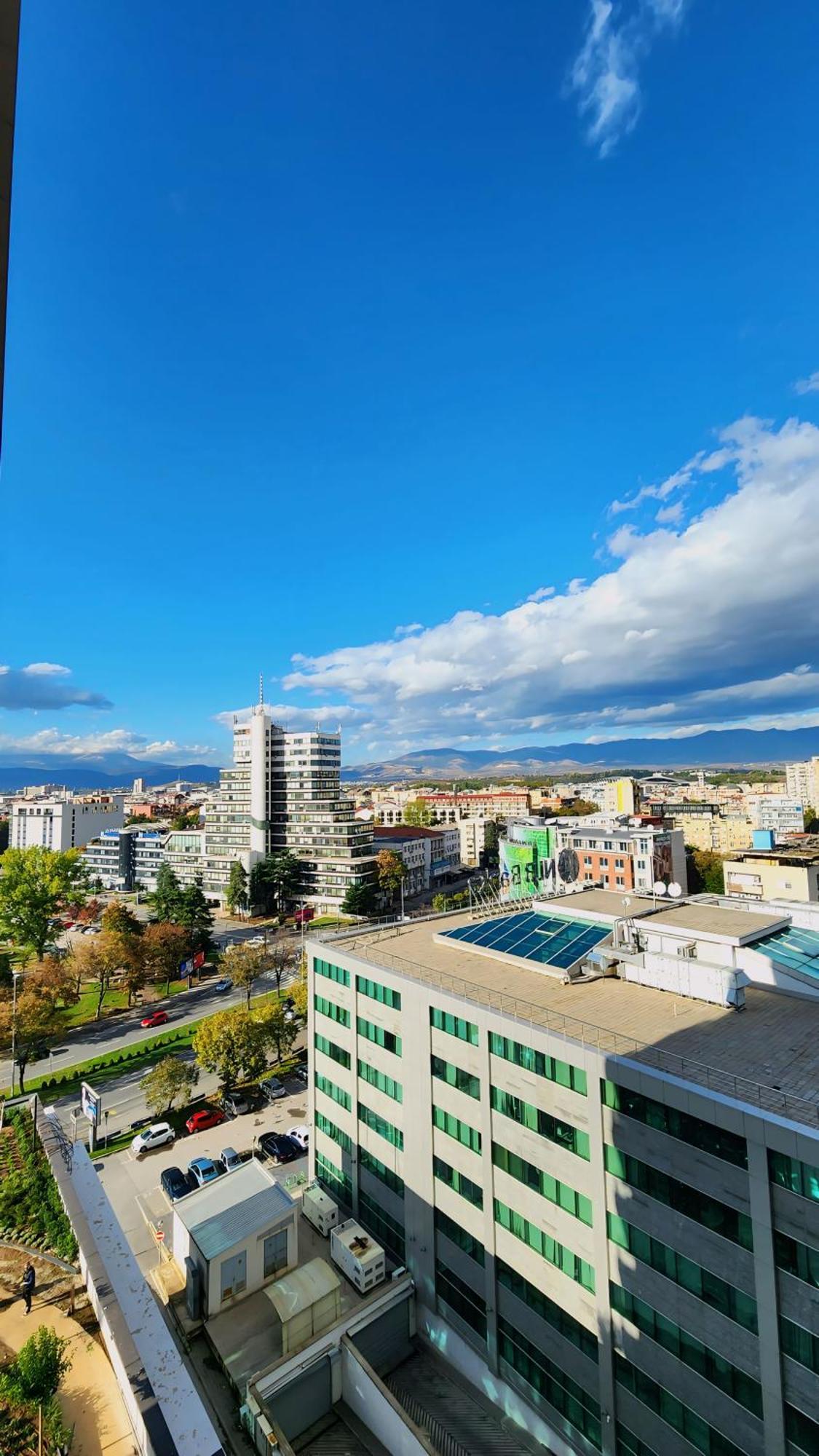 Diamond Residences 10Th Fl. Lux Apt. W/ City View Szkopje Kültér fotó